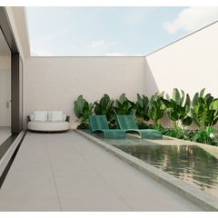 Piso Metrópole Cinza Safe Step 70x70 Rocha Cerâmica 3,43m² Cerâmica São José