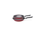 Conjunto de 2 Frigideiras Ceramic Life Revestimento Ceramico Brinox Ø16 Ø20 Naturalle Vermelho Brinox