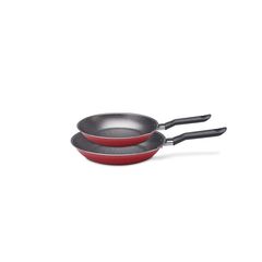 Conjunto de 2 Frigideiras Ceramic Life Revestimento Ceramico Brinox Ø16 Ø20 Naturalle Vermelho Brinox