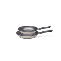 Conjunto de 2 Frigideiras Ceramic Life Revestimento Ceramico Brinox Ø16 Ø20 Naturalle Champanhe Brinox