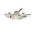 Conjunto de Panelas 5 Peças Ceramic Life Revestimento Ceramico Brinox Suprema Vanilla Brinox