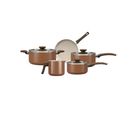 Conjunto Panelas 5 Peças Ceramic Life Revestimento Ceramico Brinox Primea Capuccino Brinox
