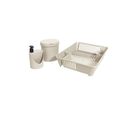 Kit Organize Sua Pia 3 Peças Coza Basic Bege Brinox