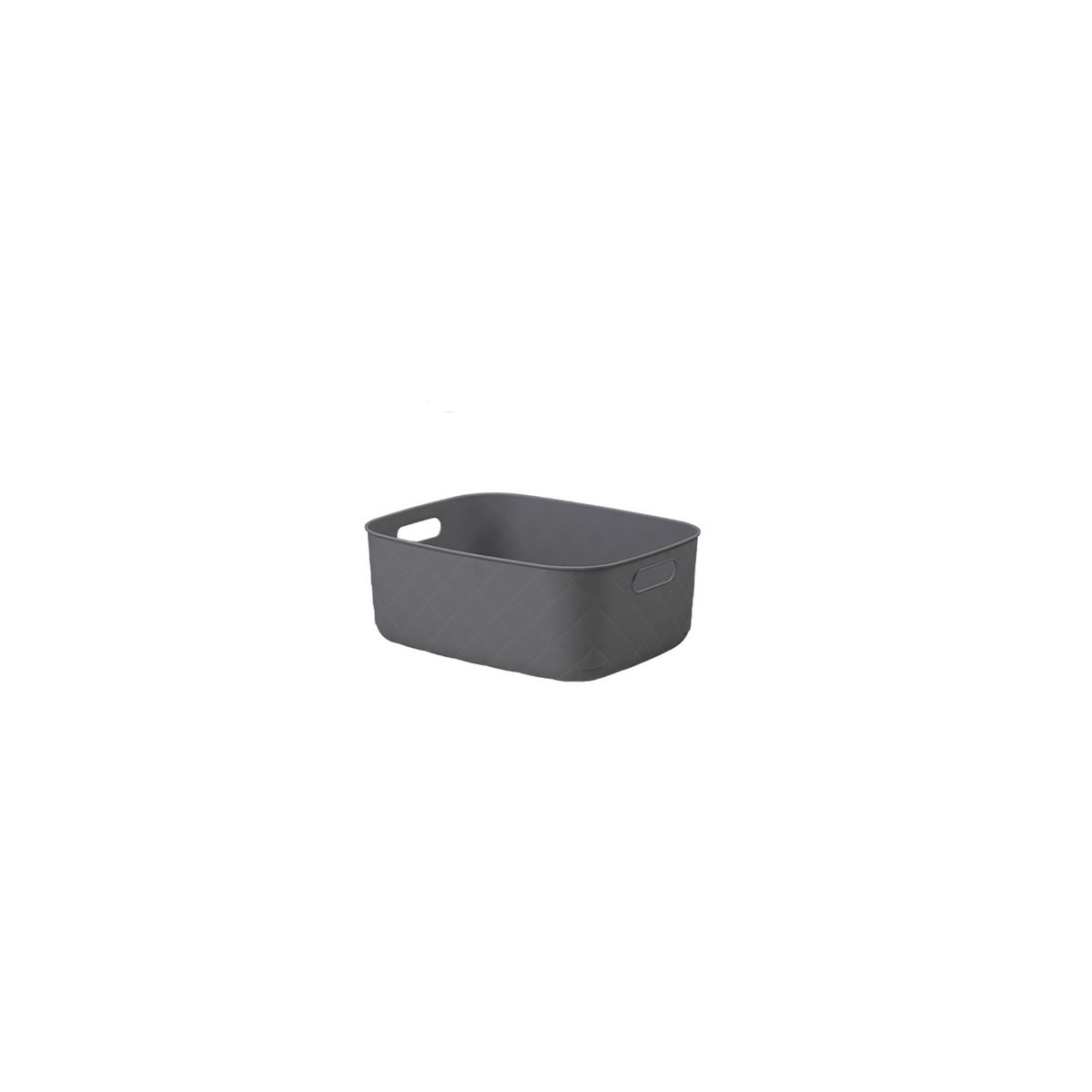 Caixa Organizadora Coza Puffer 12litros 38x28,5x14,2cm Cinza Brinox, marca Brinox - Foto Principal