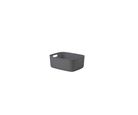 Caixa Organizadora Coza Puffer 12litros 38x28,5x14,2cm Cinza Brinox