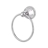 Porta Toalha Argola 5002 Forusi Prata 14cm