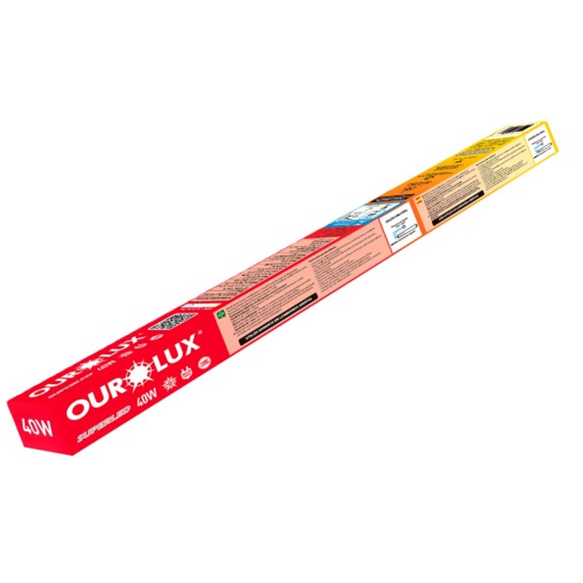 Lâmpada Tuboled Vidro Leitosa 40w Biv 6500k, marca Ourolux - Foto Principal