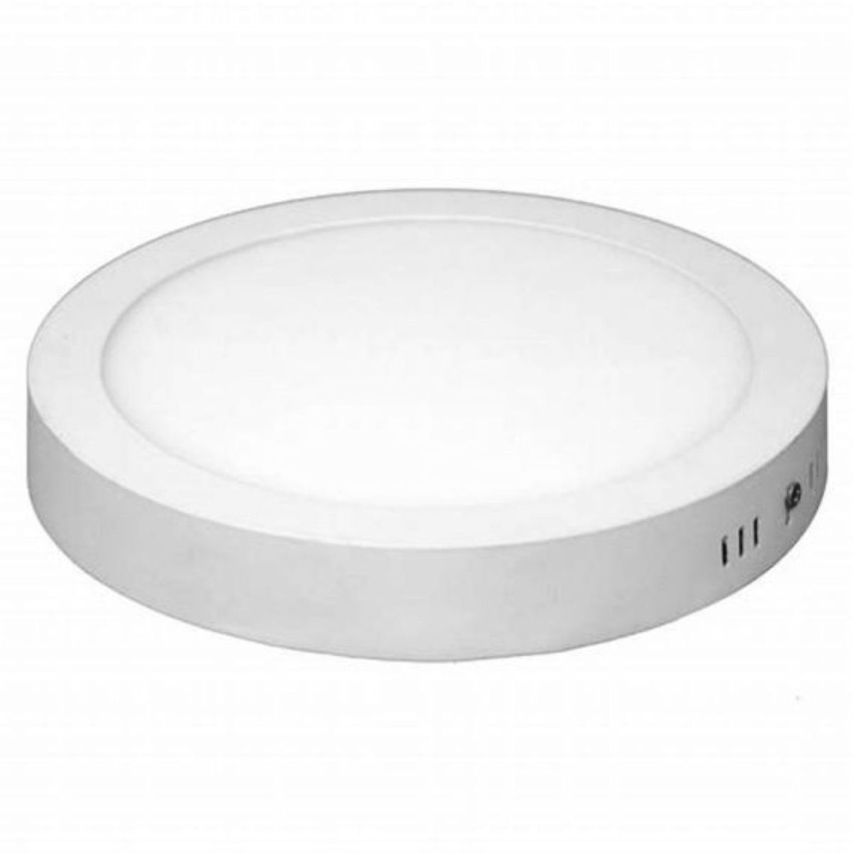 Painel Led Super Eco Branco 18w 2700k Redondo Sobrepor, marca Ourolux - Foto Principal
