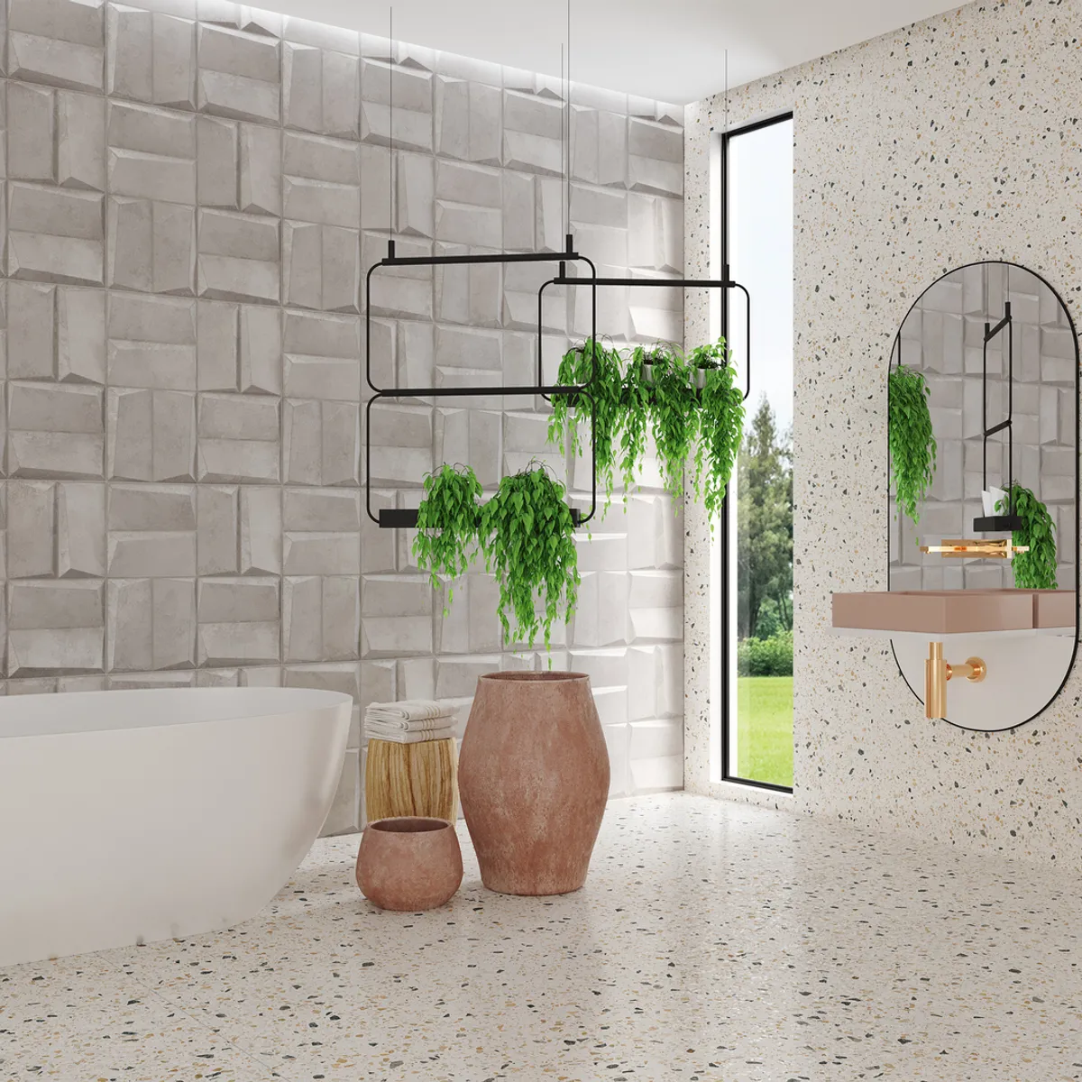 Porcelanato Natural Confete Wh 100x100 r Cx3,0 Ceusa, marca Ceusa - Foto 2