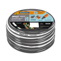Mangueira Multi Forte para Jardim com Engates Rápidos e Esguicho 1/2" com 4 Camadas 15 Metros Tramontina