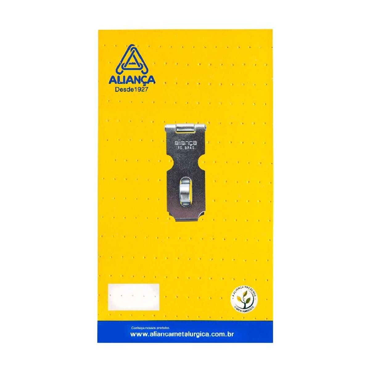 Porta Cadeado com 1 Peça, Zincado, 63mm, marca Aliança - Foto 2