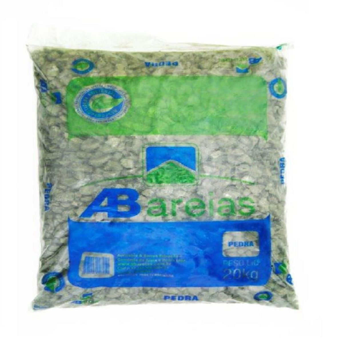 Pedra Pedrisco 20kg, marca AB Areias - Foto Principal