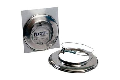 Aro E Abraadeira Para Tubo Flextic De Alumnio 117Mm