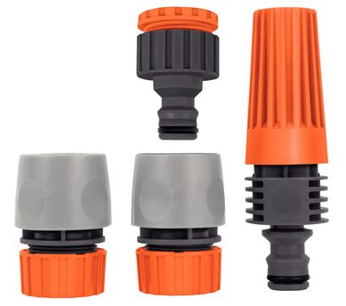 Conjunto Irrigao 3 Peas em Cartela Verde e Laranja