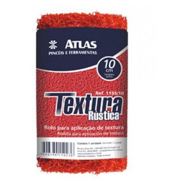 Rolo para Textura Rstica 23cm# REF-1155 Vermelho