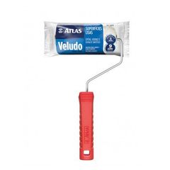 Rolo para Pintura de Veludo Lã Natural Verniz 9cm REF-329/9 Vermelho