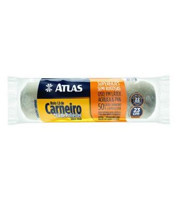 Rolo para Pintura de L Mista Esmalte, Acrlica e Ltex 23cm REF-228/22 Amarelo