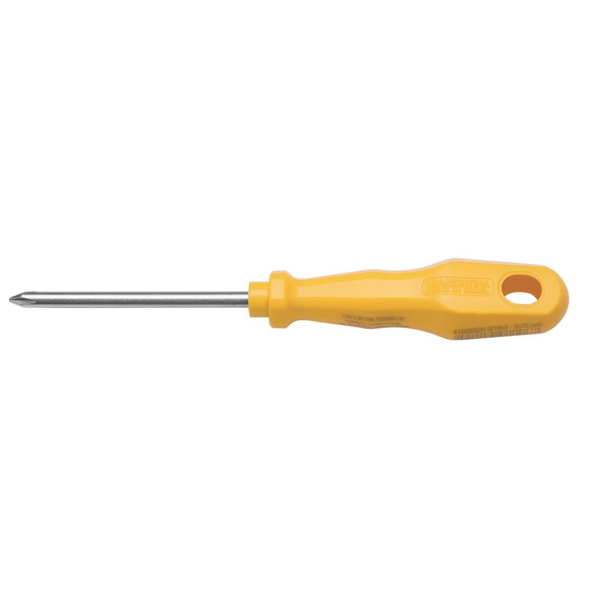 Chave Philips 3/16x3" Amarela, marca Tramontina - Foto Principal
