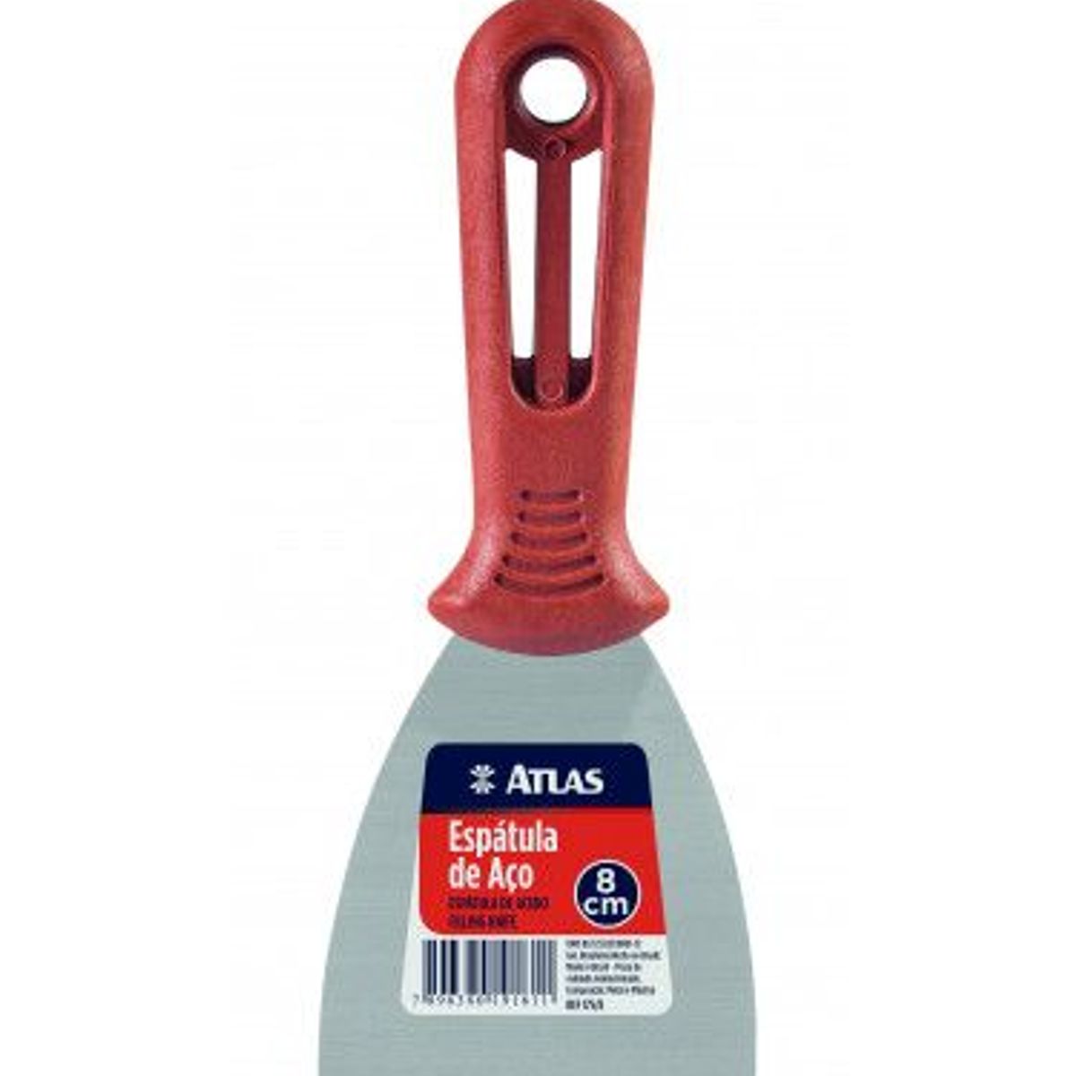 Espátula de Aço Carbono 8cm REF-175/8 Marrom, marca Atlas pincéis - Foto Principal