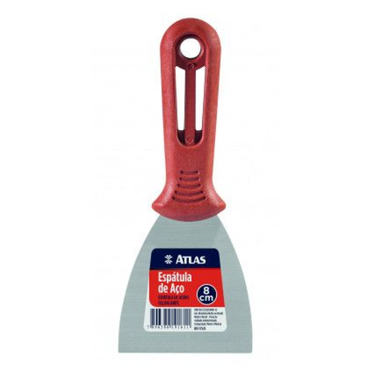 Espátula de Aço Carbono 8cm REF-175/8 Marrom, marca Atlas pincéis - Foto Principal