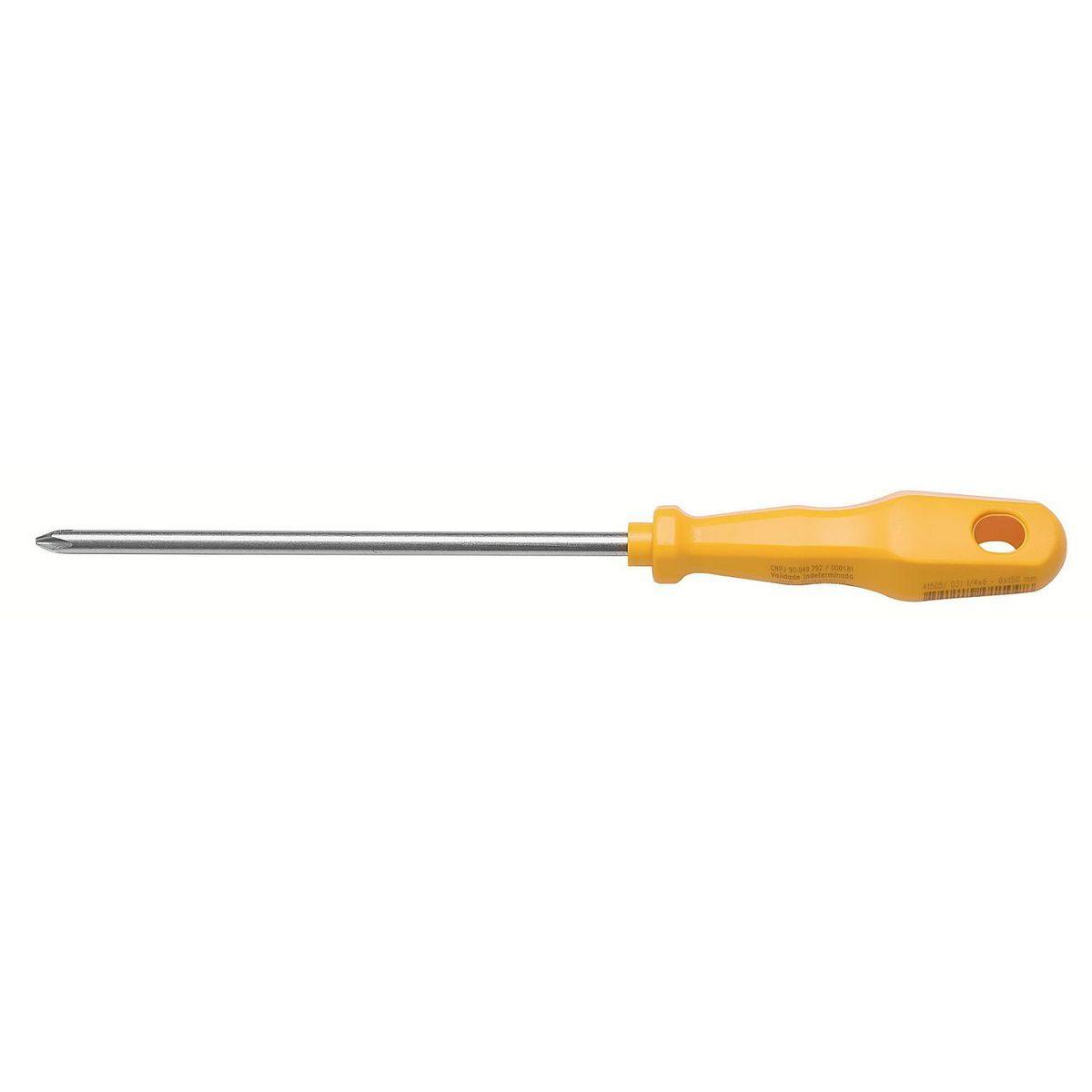 Chave De Fenda Ponta Cruzada 1/4X6" Amarelo, marca Tramontina - Foto Principal