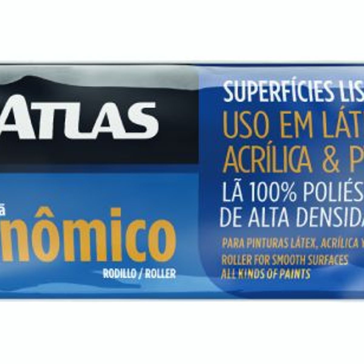 Rolo para Pintura Econômico de Lã Sintética 23cm REF-773/19, marca Atlas - Foto Principal