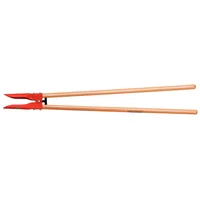 Cavadeira Articulada com Cabo de Madeira 110cm Vermelho
