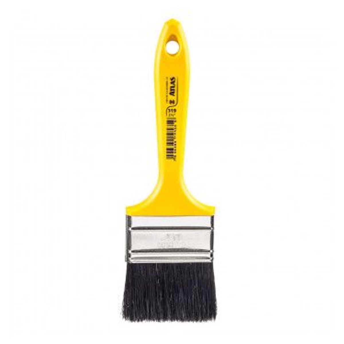 Trincha para Pintura Esmalte e Óleo 2.1/2" REF-319/6 Amarelo, marca Atlas pincéis - Foto Principal