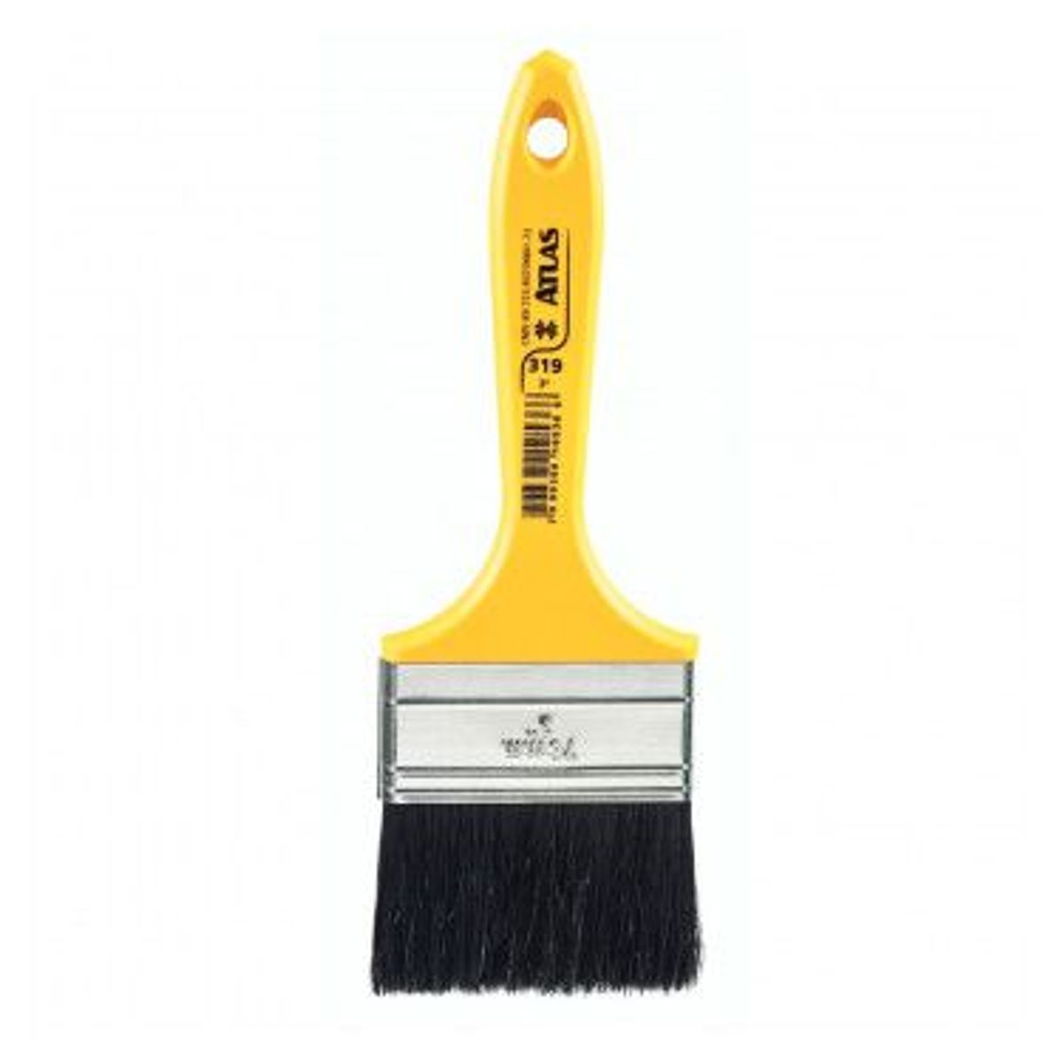 Trincha para Pintura Esmalte e Óleo 3" REF-319/7 Amarelo, marca Atlas - Foto Principal