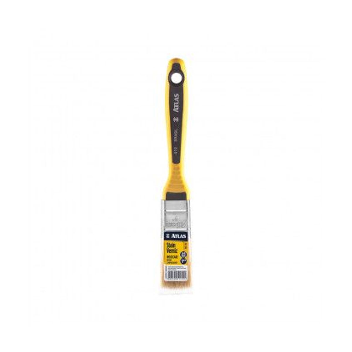 Trincha para Pintura Verniz e Stain 1" REF-419/3 Amarelo, marca Atlas - Foto Principal