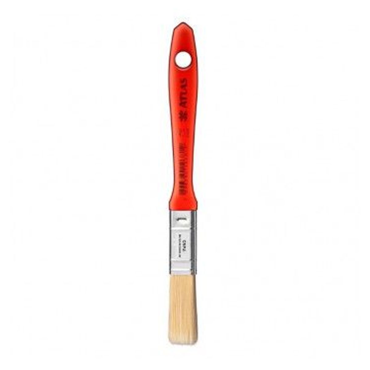 Trincha Média Sintética para Pintura Plumatek 1/2" REF-AT315/1 Vermelho, marca Atlas - Foto Principal