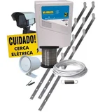 Kit Cerca Elétrica Branco Bivolt 80x10x30