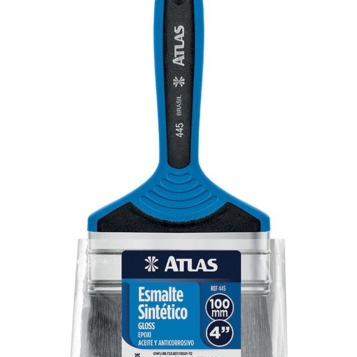 Trincha para Pintura Esmalte e Óleo 4" REF-445/9, marca Atlas - Foto Principal