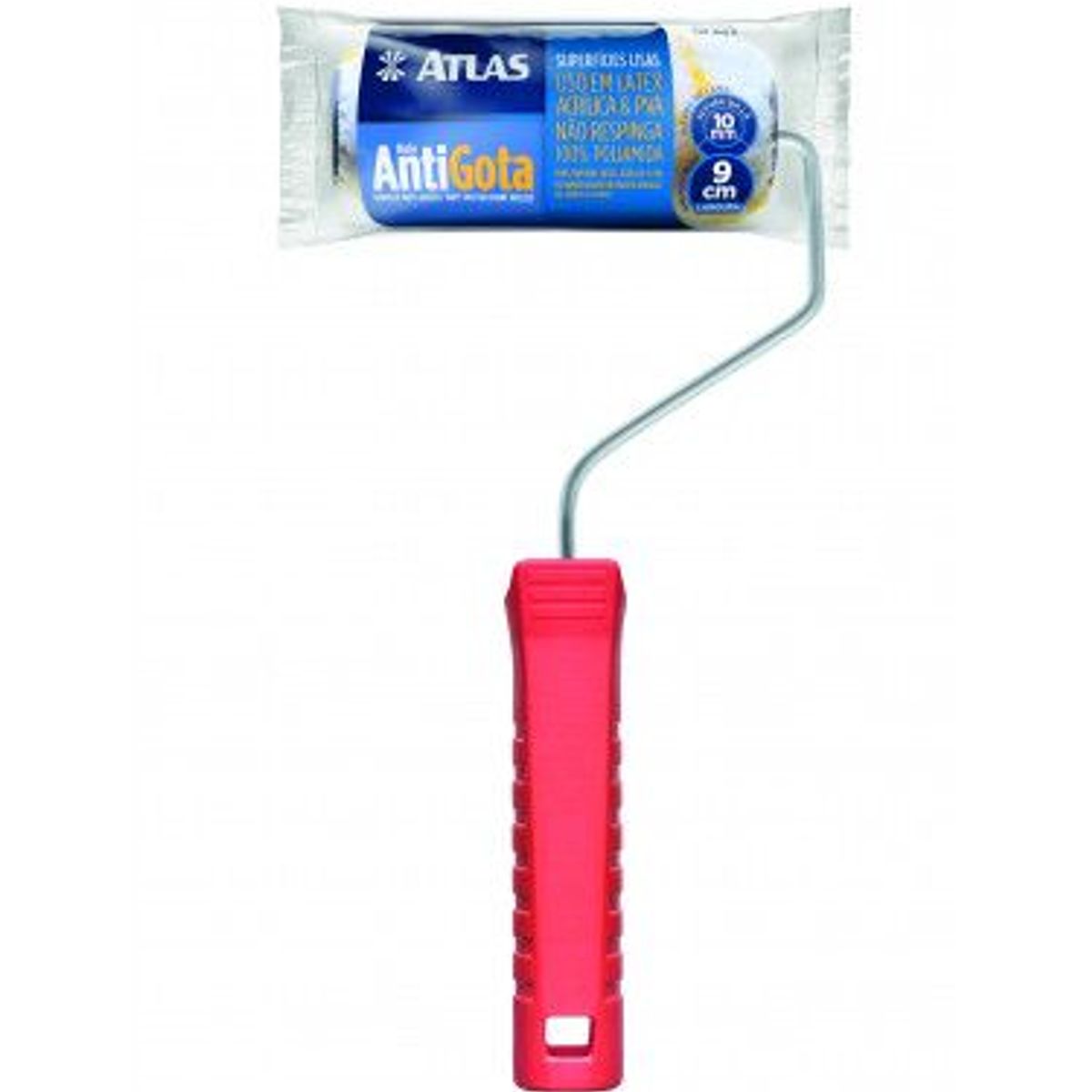 Rolo para Pintura Antigota 9cm REF-321/9 Atlas, marca Atlas - Foto Principal