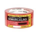Fita Demarcação de Solo Vermelho 48x14mm Adelbras