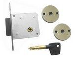 Trava para Porta F2000 Dupla Blister Bronze Latonado
