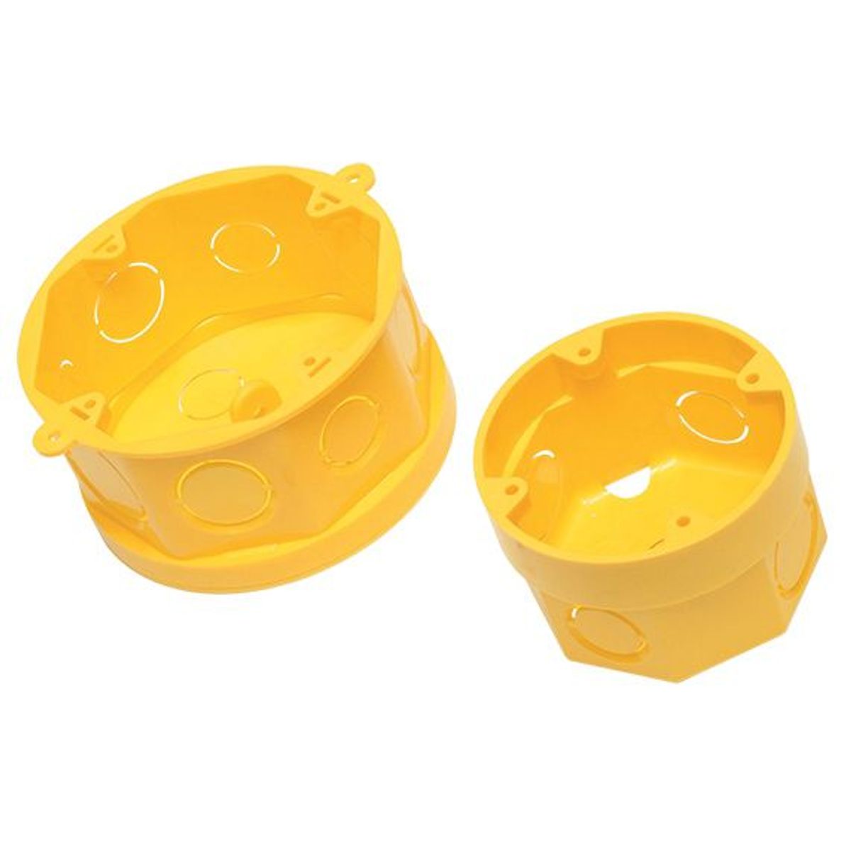 Caixa Octogonal 3X3 Amarela, marca Amanco - Foto Principal