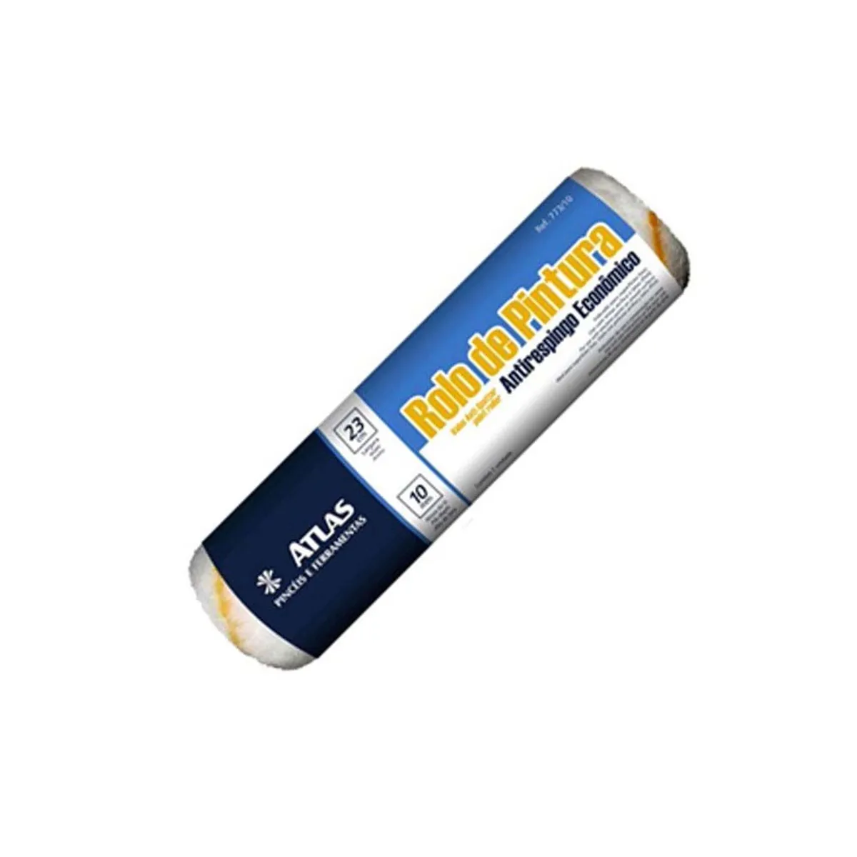 Rolo para Pintura Antirespingo de Lã Sintética Acrílica e Látex 23cm REF-773/10, marca Atlas - Foto Principal