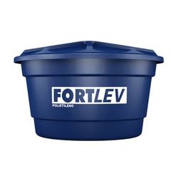 Caixa De Água 3.000L Polietileno Tampa Encaixe Azul