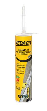 Selante pu para Juntas Horizontais e Verticais Cinza bi 400g Vedacit
