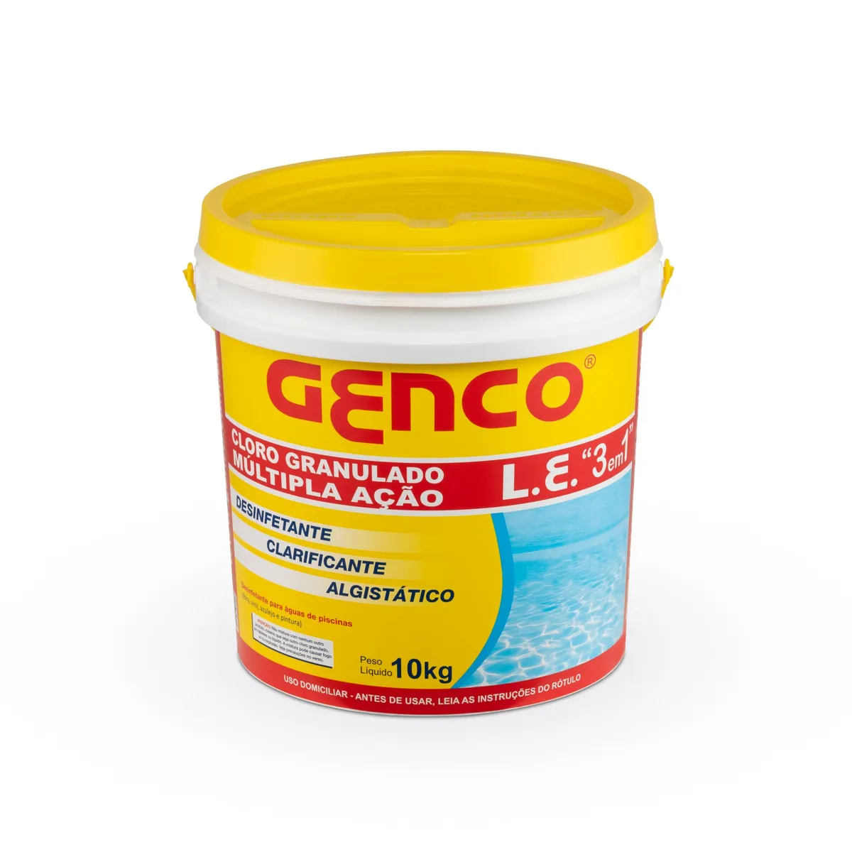 Cloro Granulado Estabilizado Balde 10kg Multiplação 3x1 Genco, marca Genco - Foto Principal