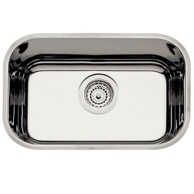 Cuba Retangular Prime Ao Inox 47x30cm Prata