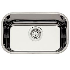 Cuba Retangular Prime Aço Inox 47x30cm Prata
