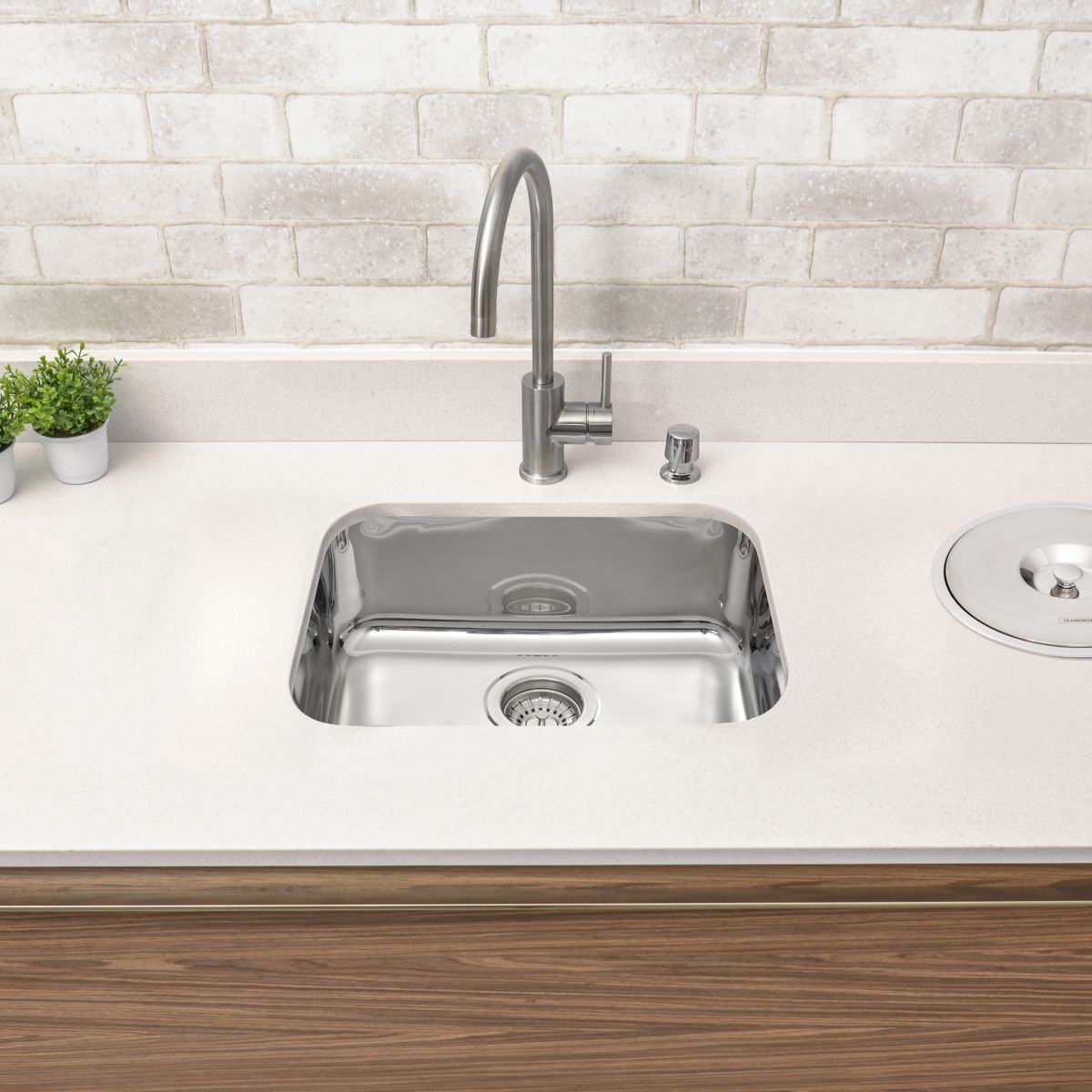 Cuba Retangular Prime Aço Inox 47x30cm Prata, marca Tramontina - Foto 2