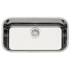 Cuba Retangular Prime Aço Inox 56x34cm Prata