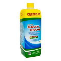 Algicida de Choque Pool Tratamento 1 Litro Genco