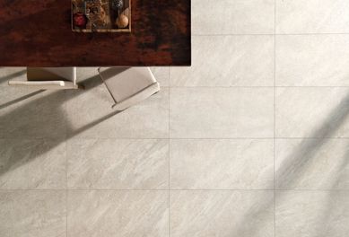 Porcelanato Esmaltado Slate Chiara Bianco 60x60cm Caixa 1,46m Bold Bege
