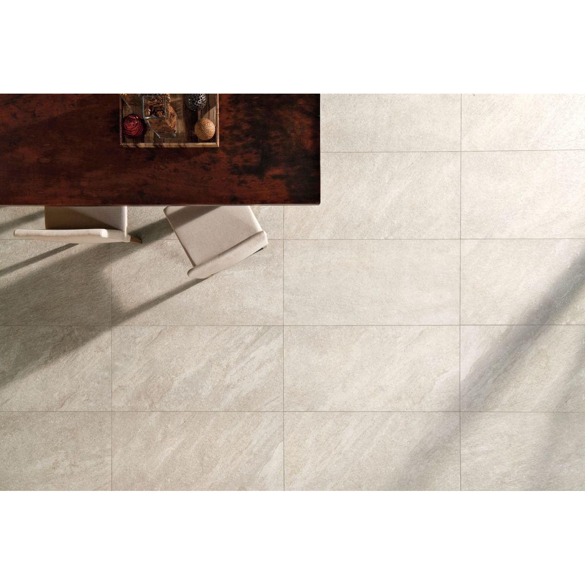 Porcelanato Esmaltado Slate Chiara Bianco 60x60cm Caixa 1,46m² Bold Bege, marca Portobello - Foto Principal