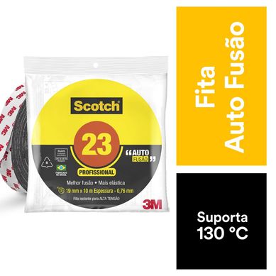 Fita Isolante Scotch Preta 19mmx10m