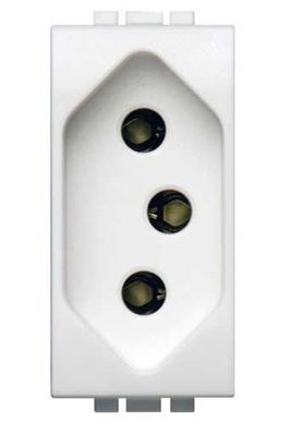Tomada 2 Postos T 10A SN4165S, Branco
